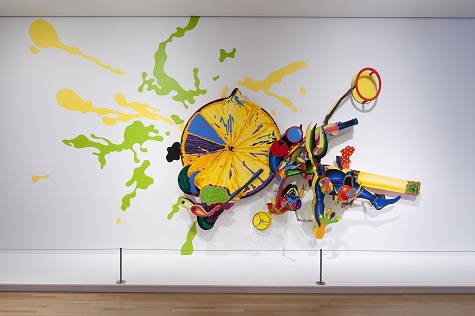 John Hernandez, HI-C Avenger, 1992, acrylic on wood, Dallas Museum of Art, Texas Artists Fund