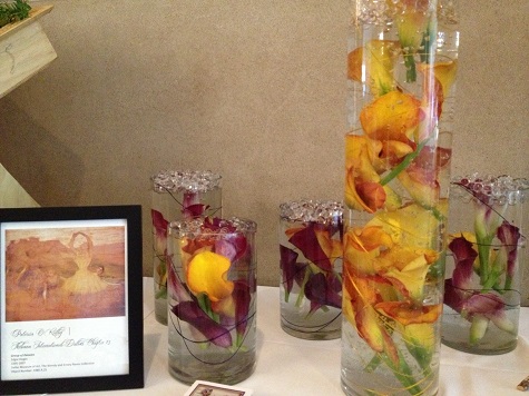 Floral arrangement inspired Edgar Degas’ Group of Dancers in the DMA’s collection