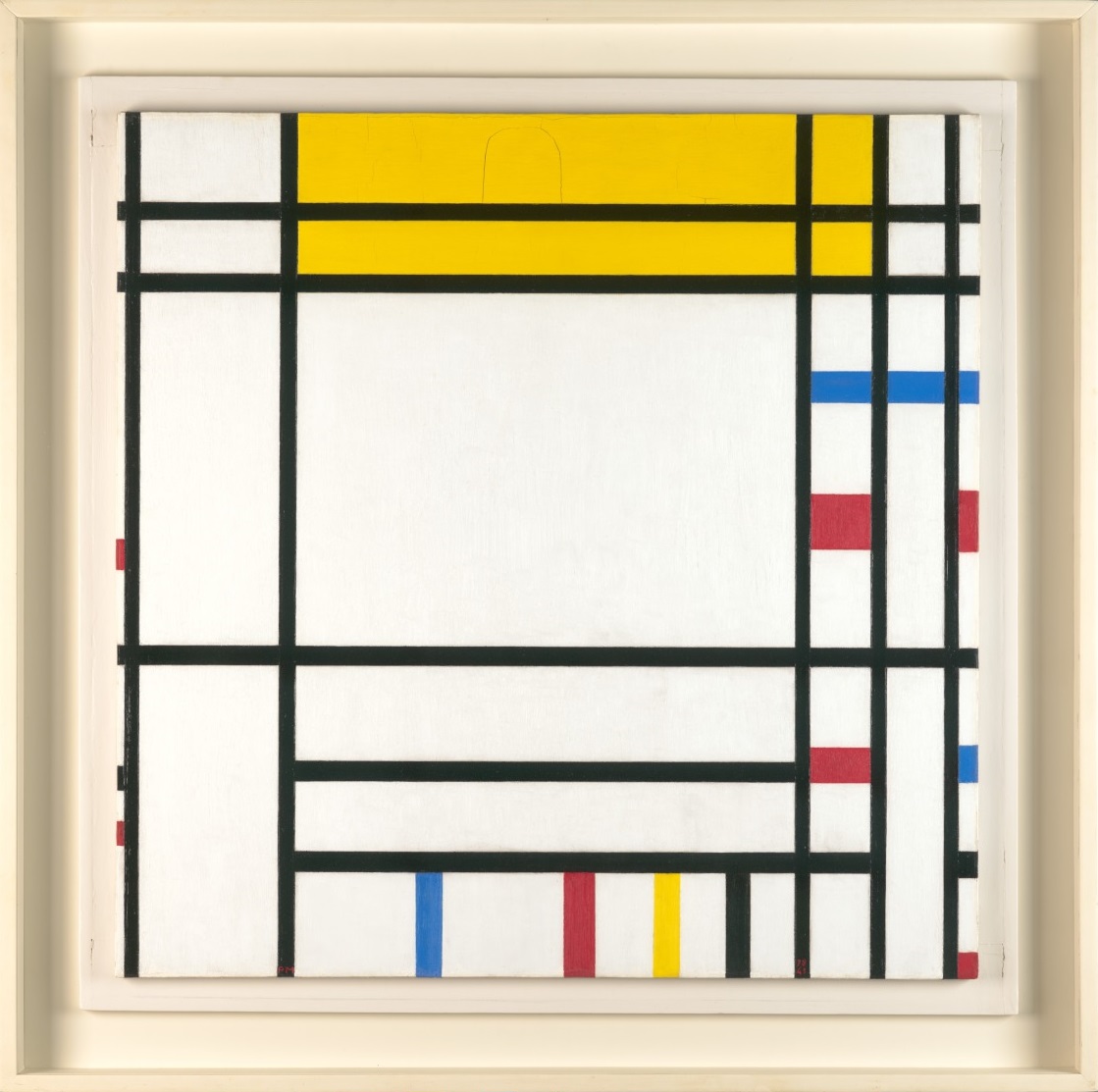 Piet Mondrian, Place de la Concorde, 1938-1943, Dallas Museum of Art, Foundation for the Arts Collection, gift of the James H. and Lillian Clark Foundation