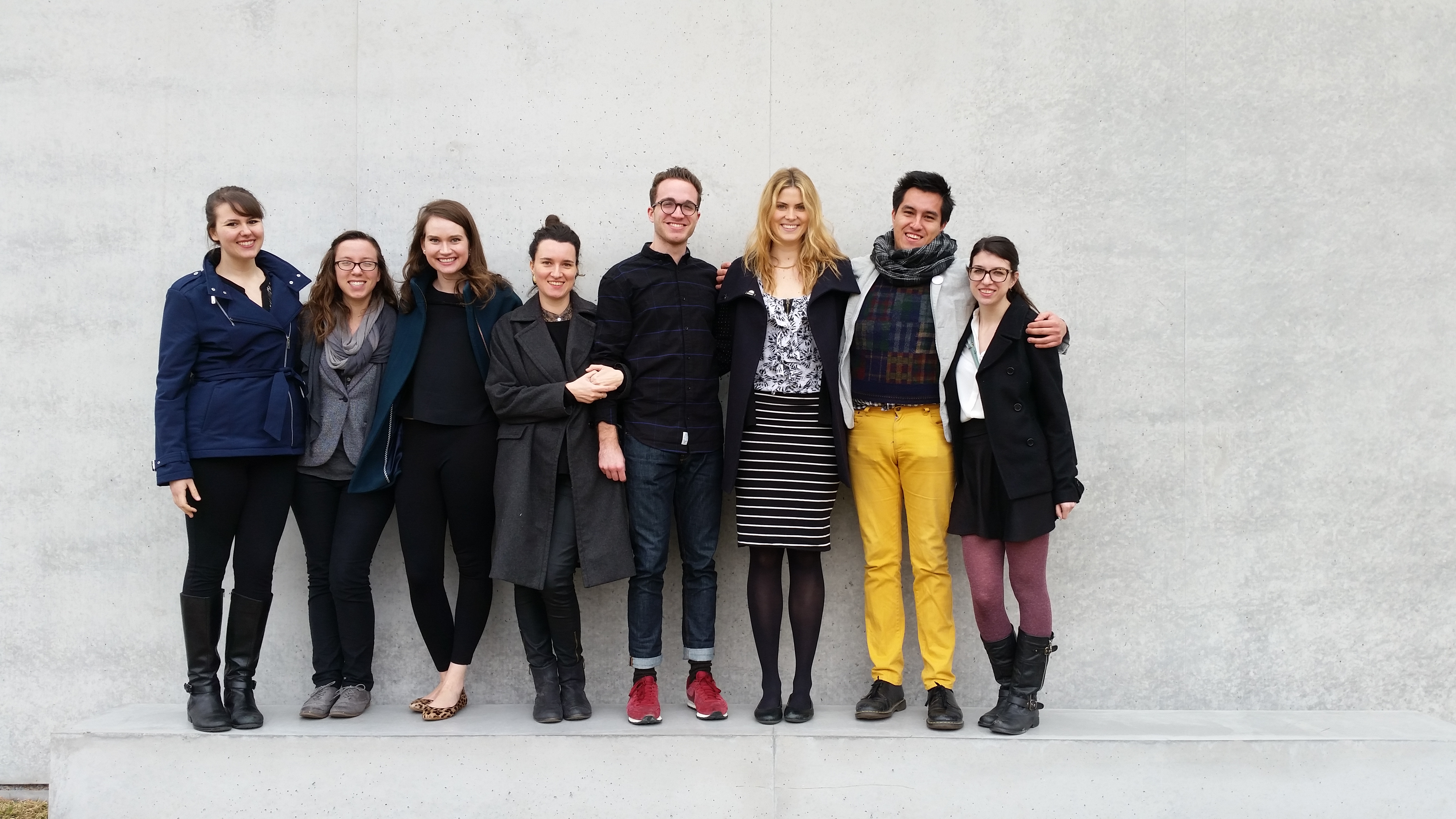 In front of the Piano Building at the Kimbell in Fort Worth