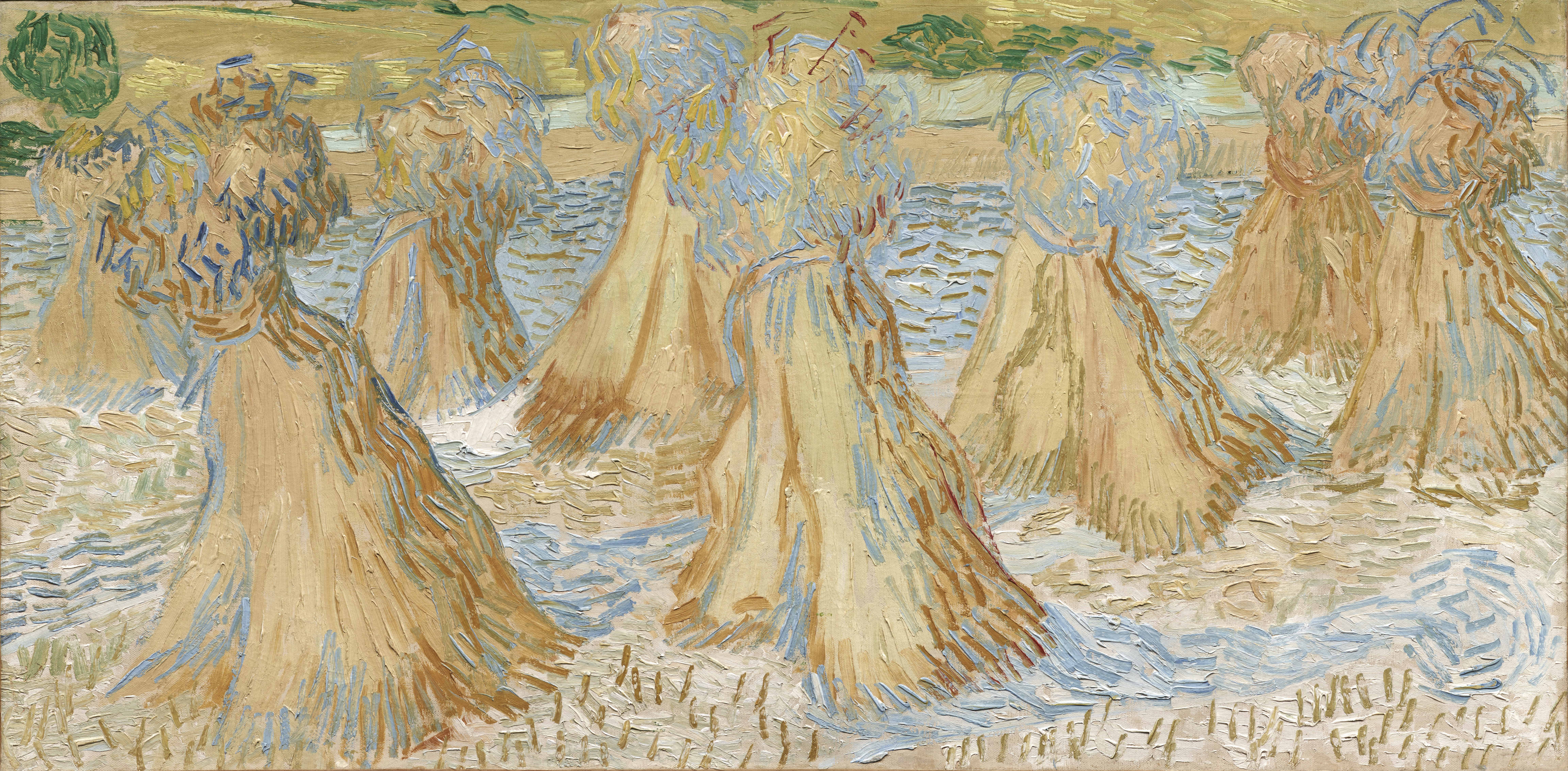 Vincent Van Gogh, Sheaves of Wheat, July 1890, Dallas Museum of Art, The Wendy and Emery Reves Collection