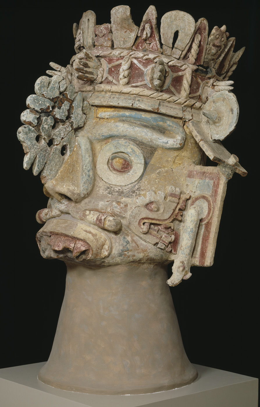 Head of the rain god Tlaloc