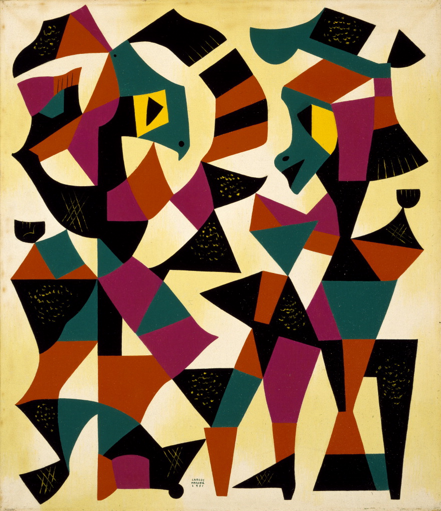 Dancers of Tlaxcala (Danzantes de Tlaxcala), Carlos Mérida, 1951