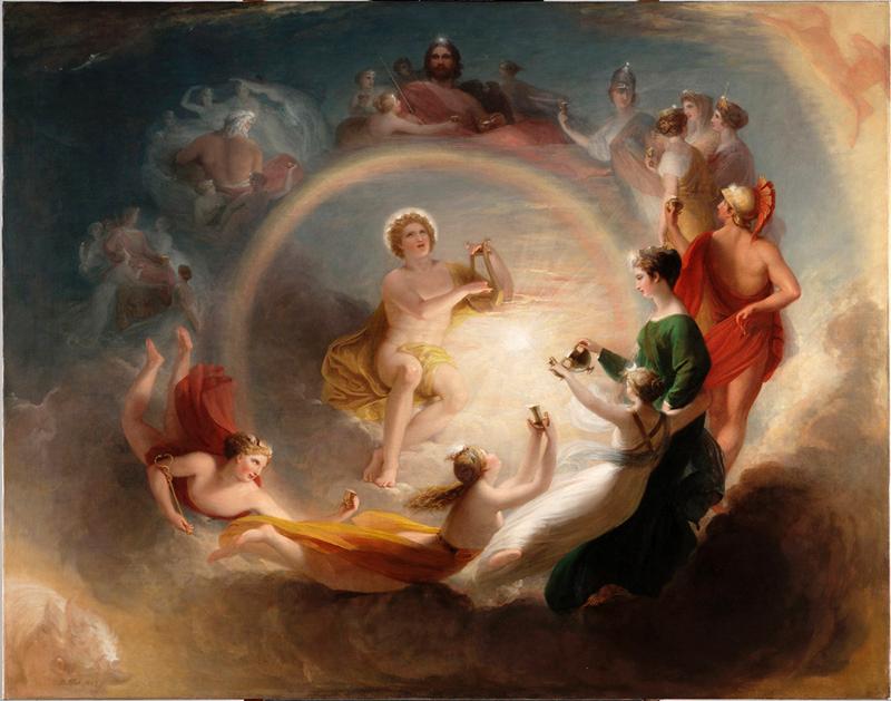 Benjamin West, Apollo's Enchantment, 1807, Dallas Museum of Art, gift of Mrs. Robert A. Beyers