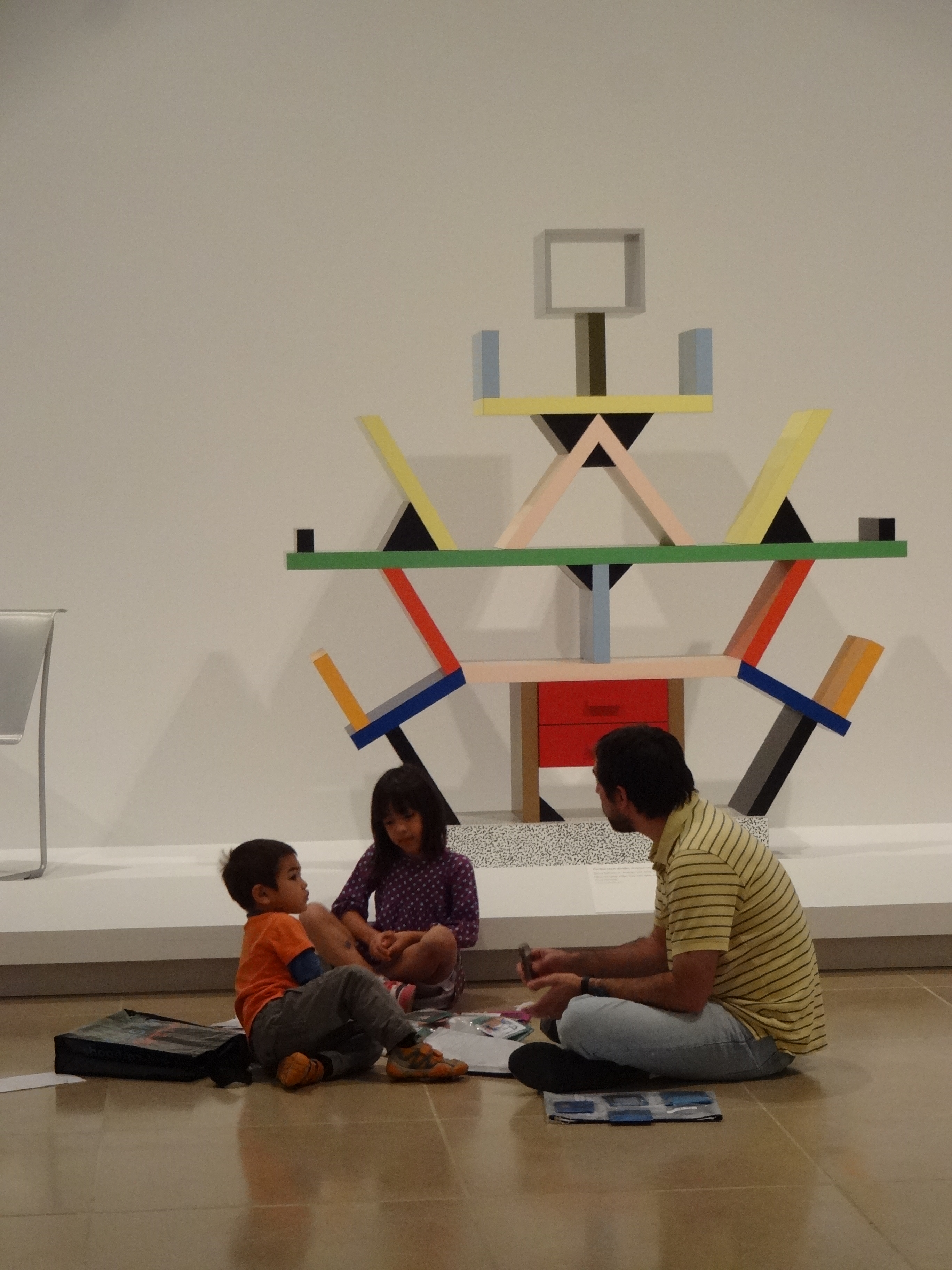 Playing a game in the galleries