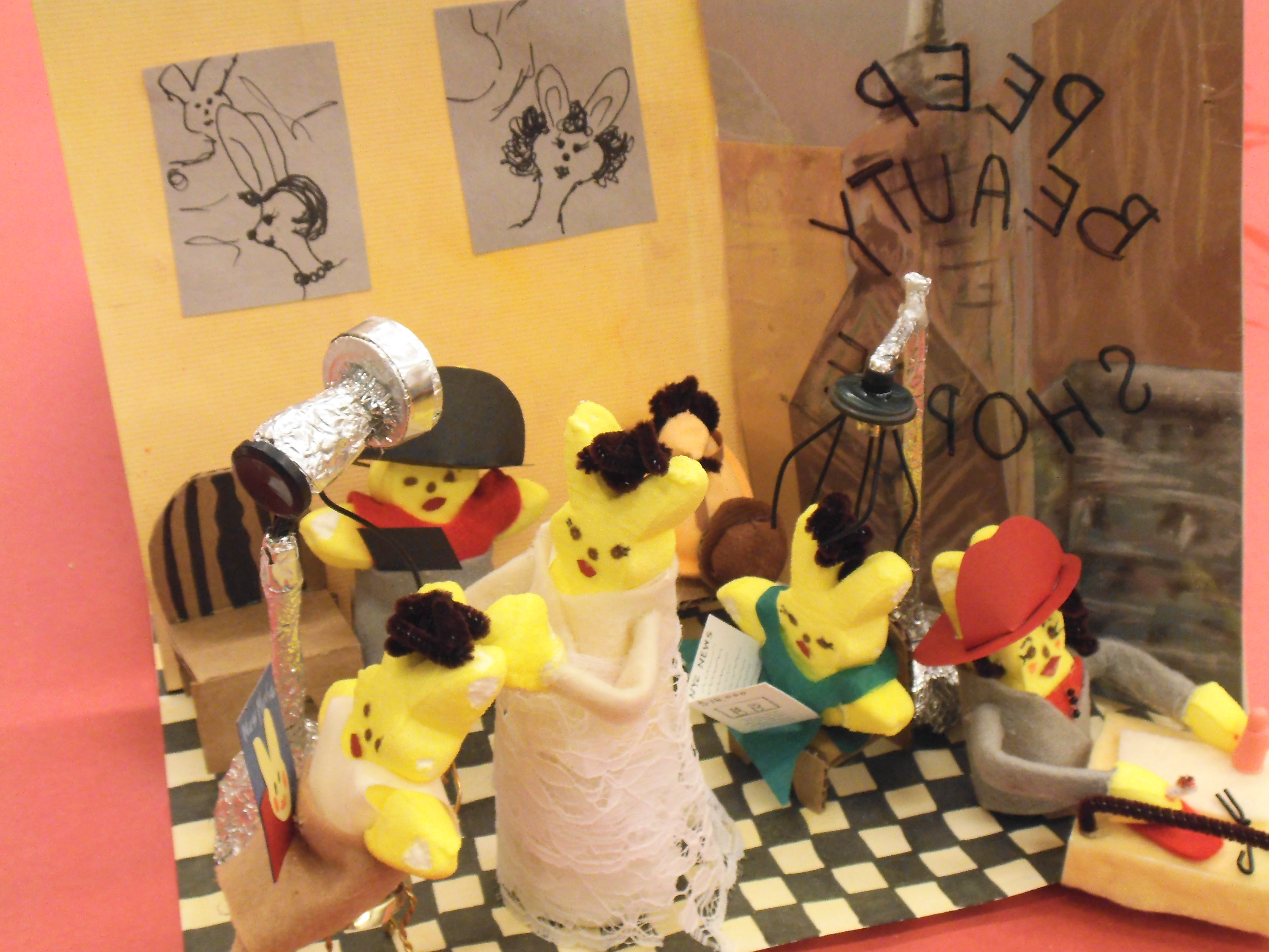 Inspired by Isaac Soyer's Art Beauty Shoppe