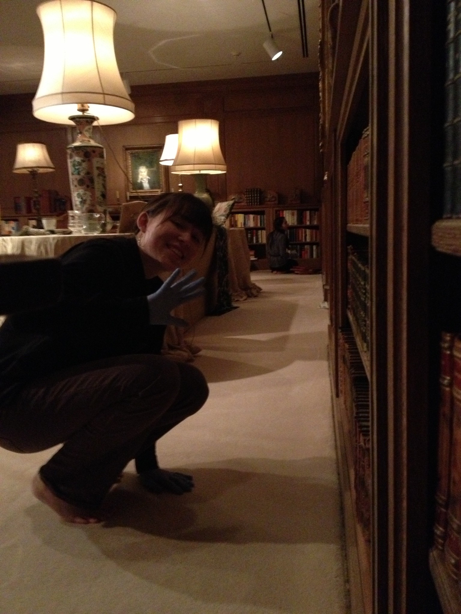 Alex bids farewell from Emery Reves' study