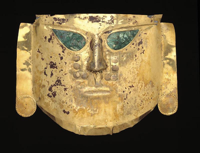 Sican culture, Ceremonial mask, A.D. 900-1100, Dallas Museum of Art, The Eugene and Margaret McDermott Art Fund, Inc. 