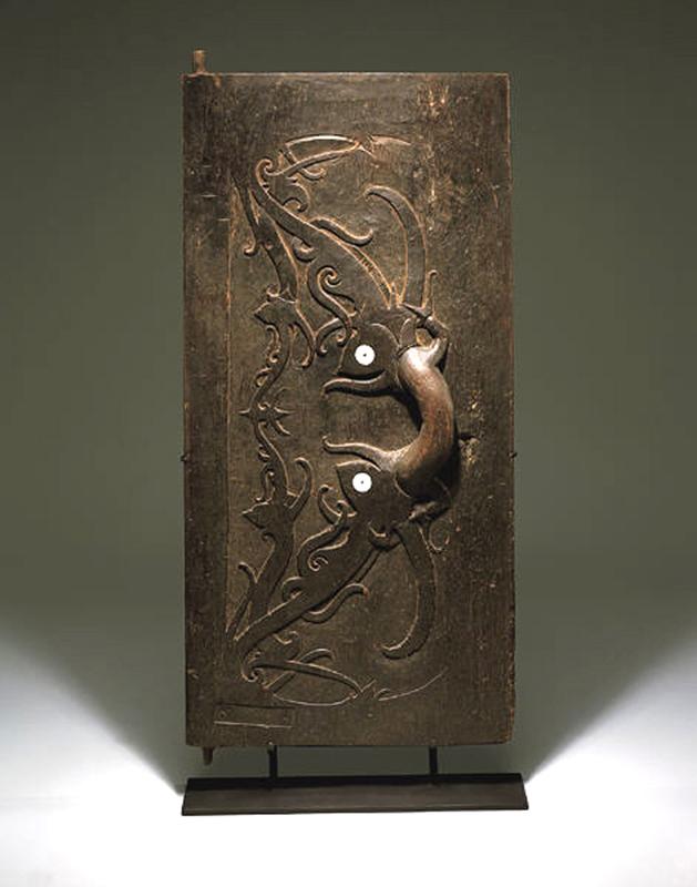 Door with protective symbols, c. 1850-1900, Indonesia, Dallas Museum of Art, The Roberta Coke Camp Fund, 1997.111