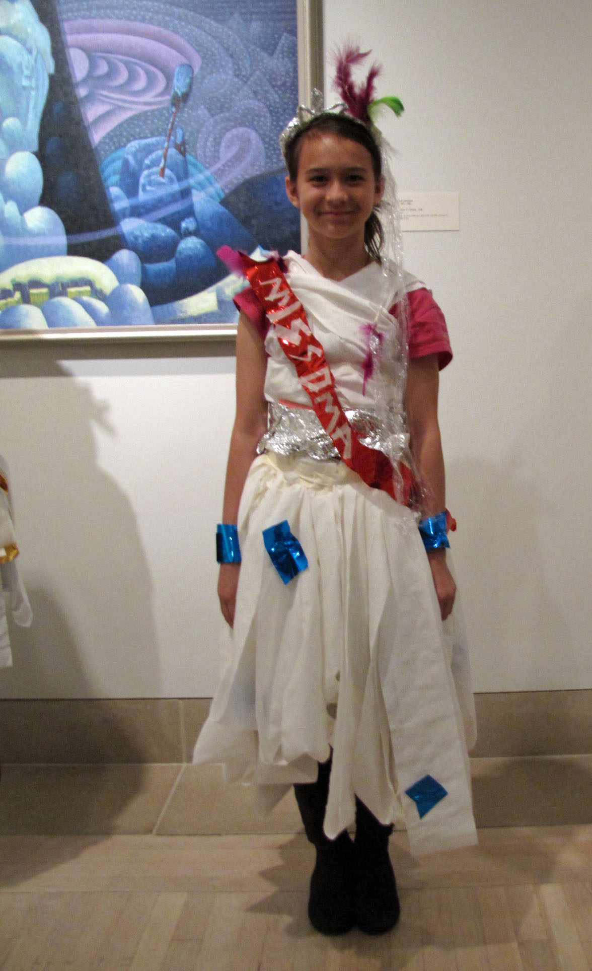 The first Miss America pageant happened in the 1920's which was the focus of the DMA's special exhibition Youth and Beauty. Visitors had to walk the stage in their gowns and participate in a question and answer portion to become the next Miss DMA. 