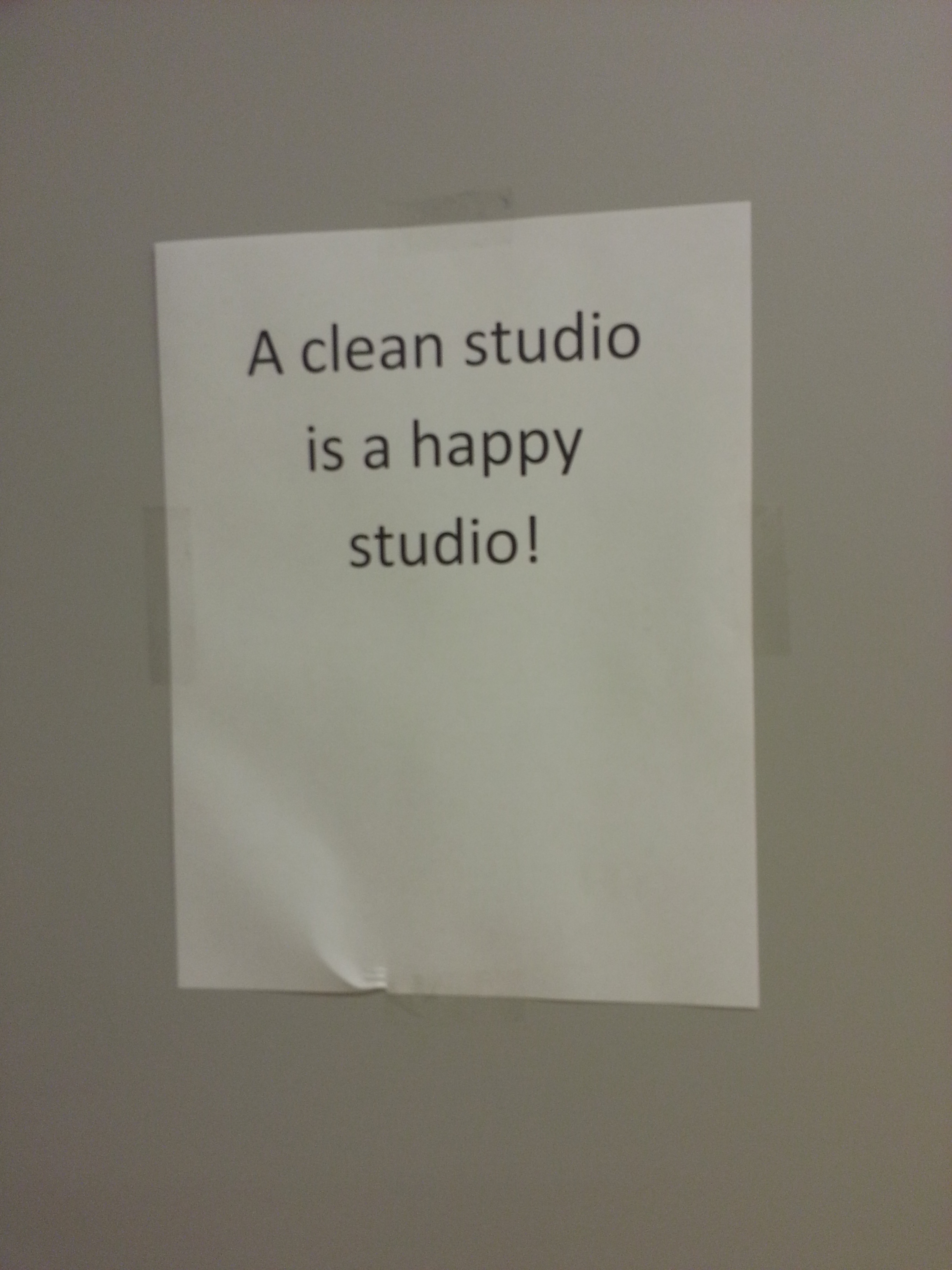 Doesn't hurt to have reminders?