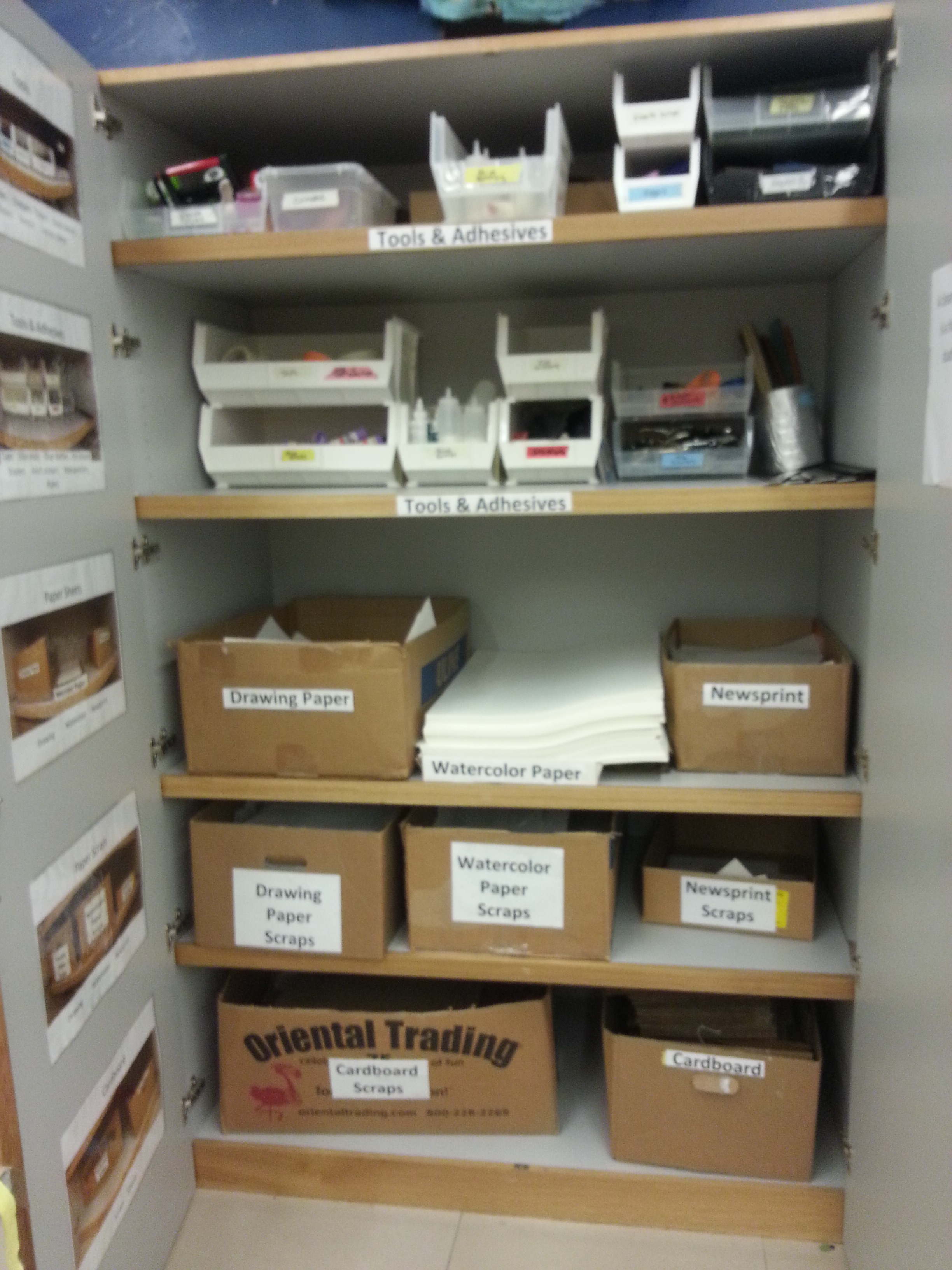 Everyone knows where everything goes!