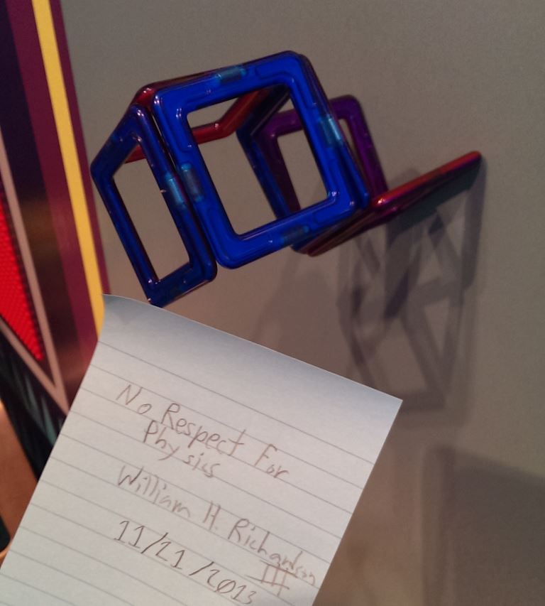 A creation left at the Art Spot