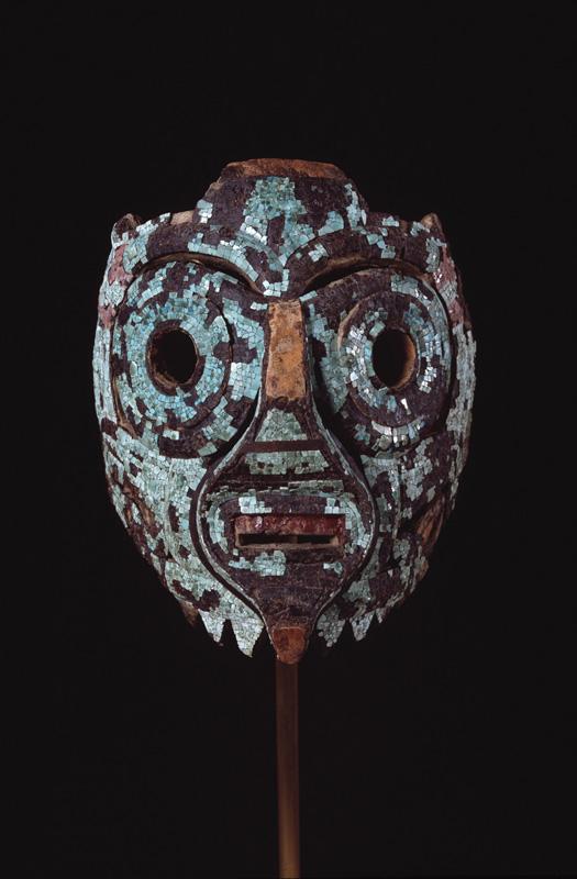 North America, Mexico, Mixtec-Aztec culture, Mask, possibly of Tlaloc, c. 1350-1521, Dallas Museum of Art, The Roberta Coke Camp Fund