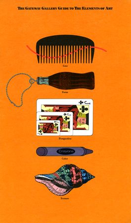 "The Gateway Gallery Guide to The Elements of Art" brochure cover