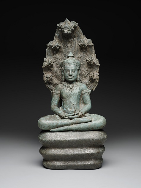 Buddha Muchalinda, late 12th-early 13th century, Khmer empire
