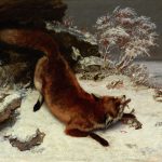 6.-Gustave-Courbet-Fox-in-the-Snow-1860